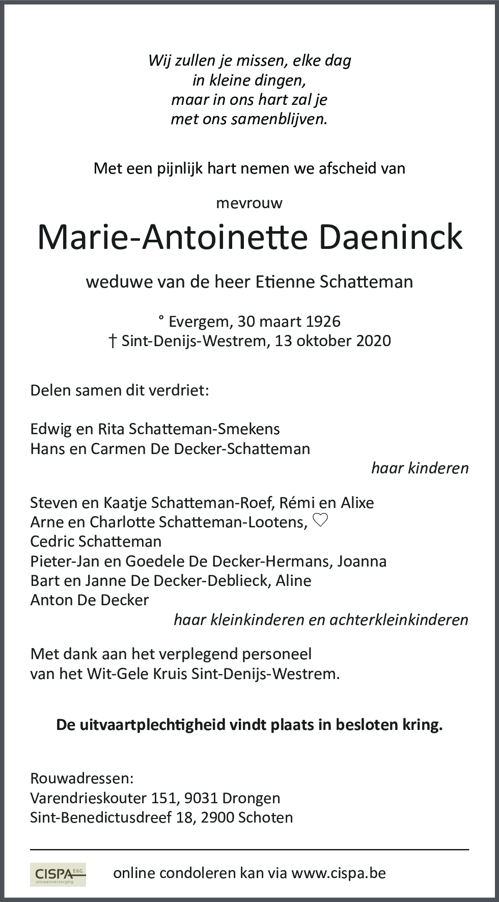 Marie-Antoinette Daeninck