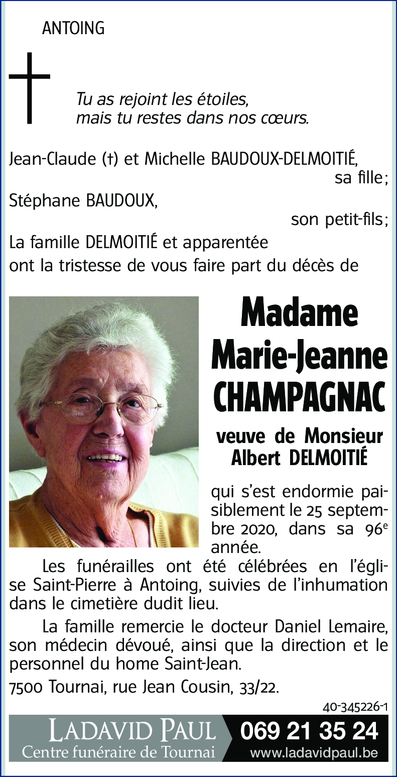 Marie-Jeanne CHAMPAGNAC