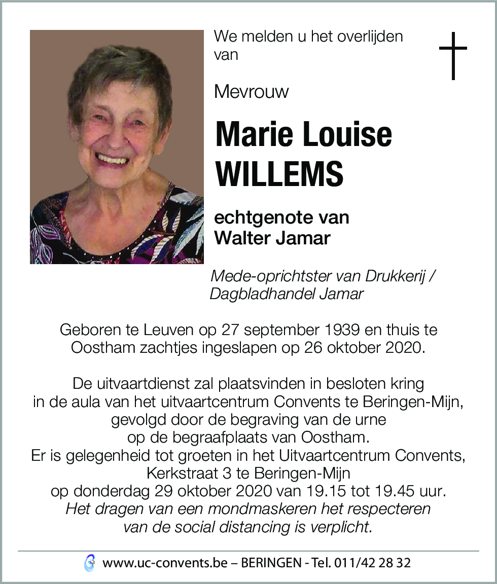 Marie Louise Willems