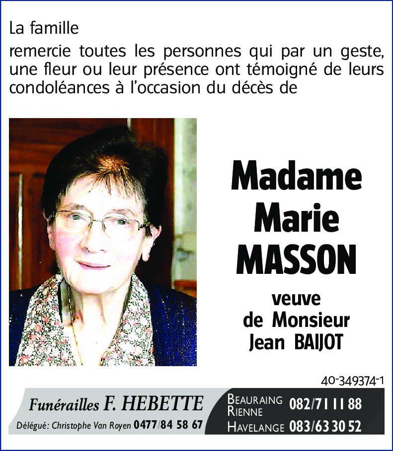 Marie MASSON