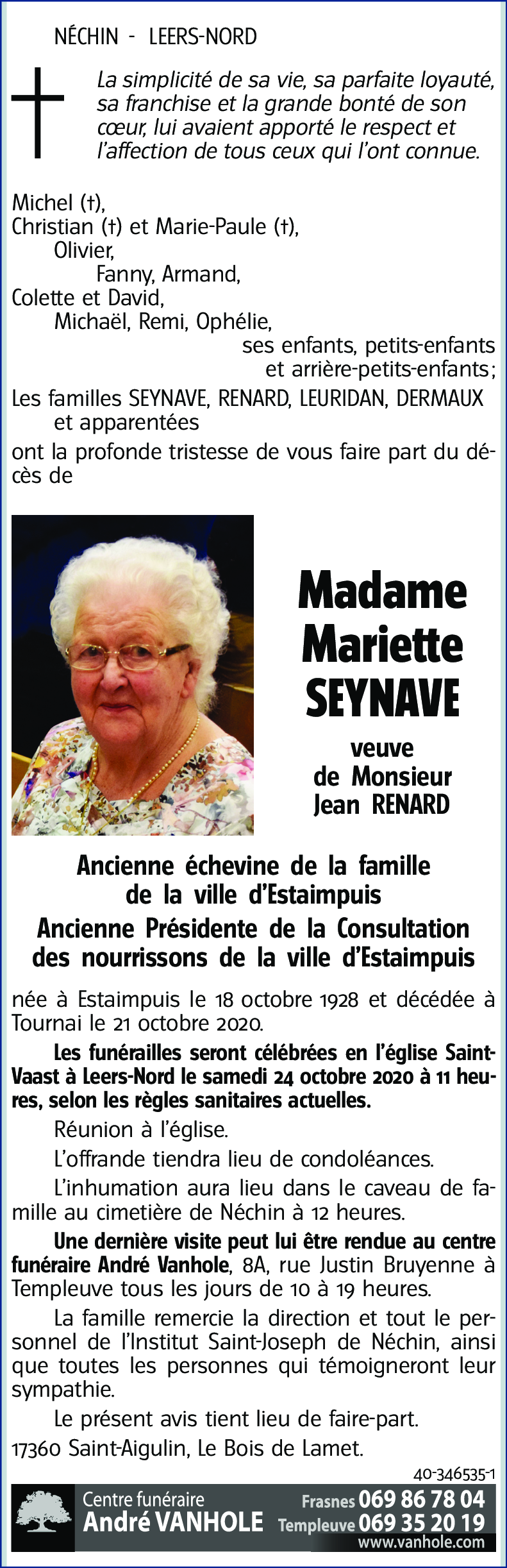 Mariette SEYNAVE