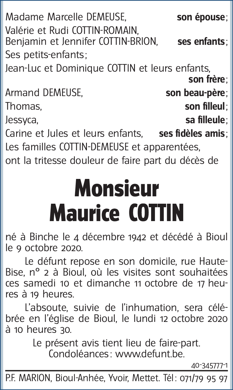 Maurice Cottin