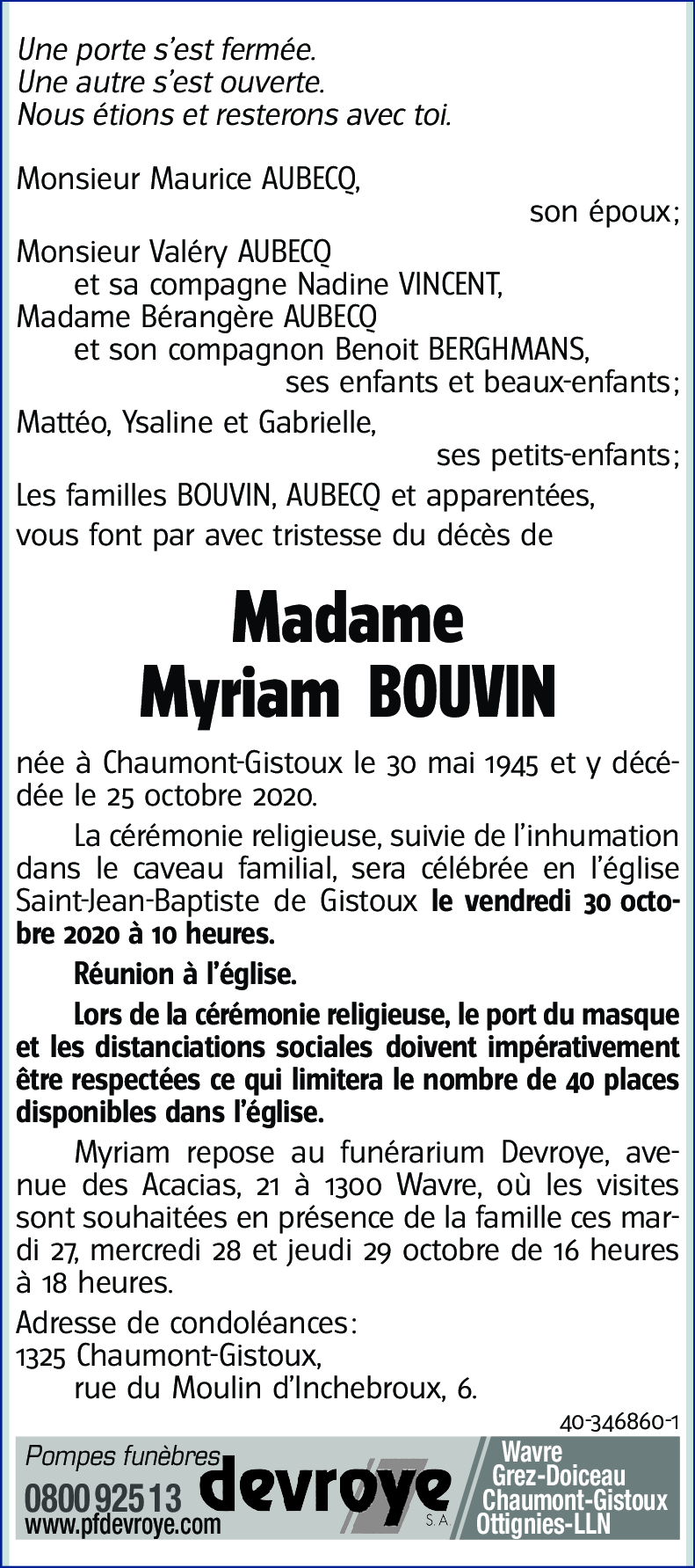 Myriam Bouvin