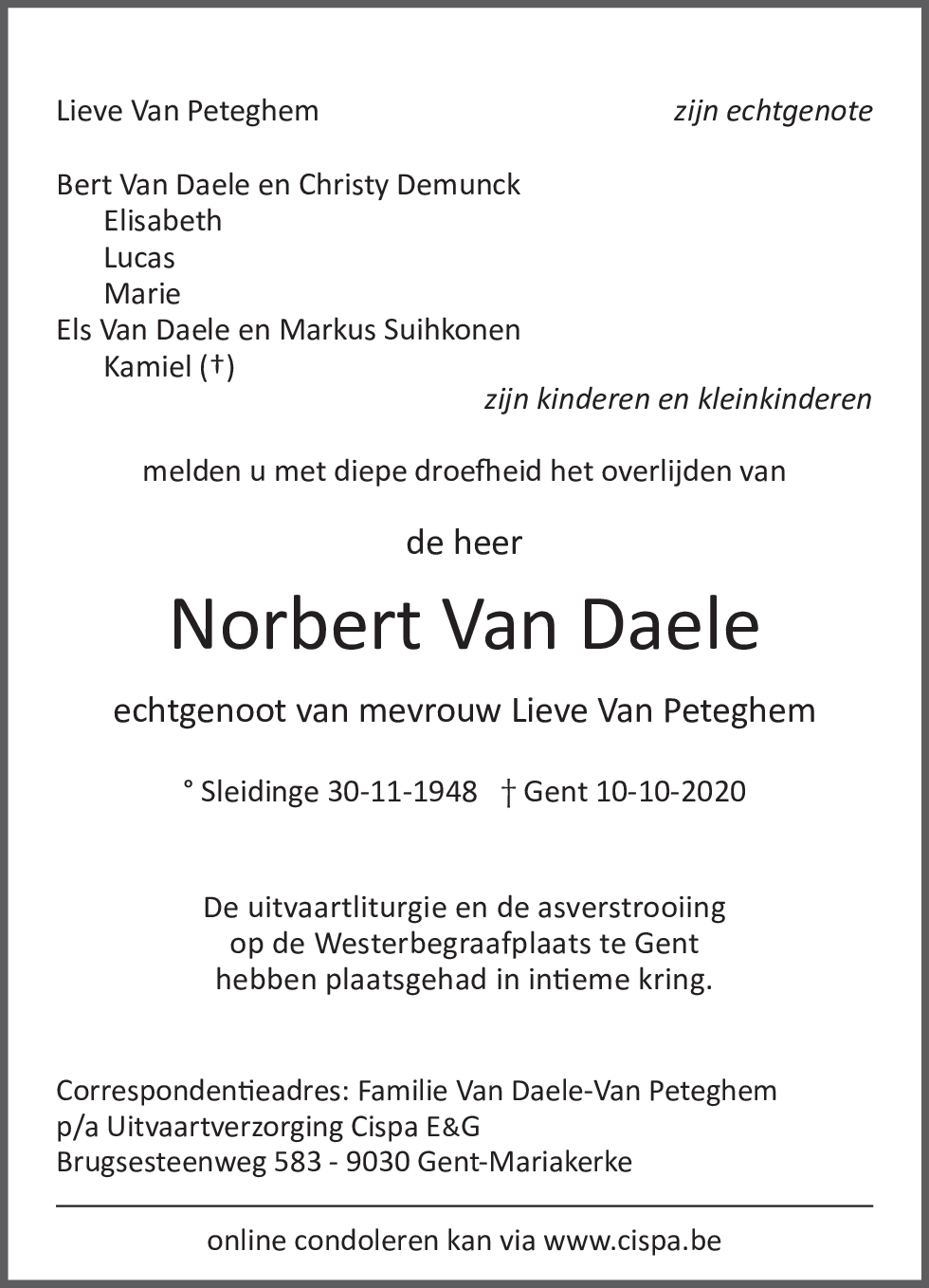 Norbert Van Daele