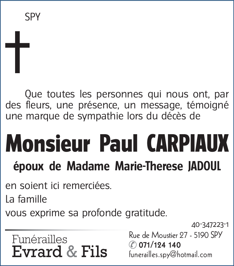 Paul CARPIAUX