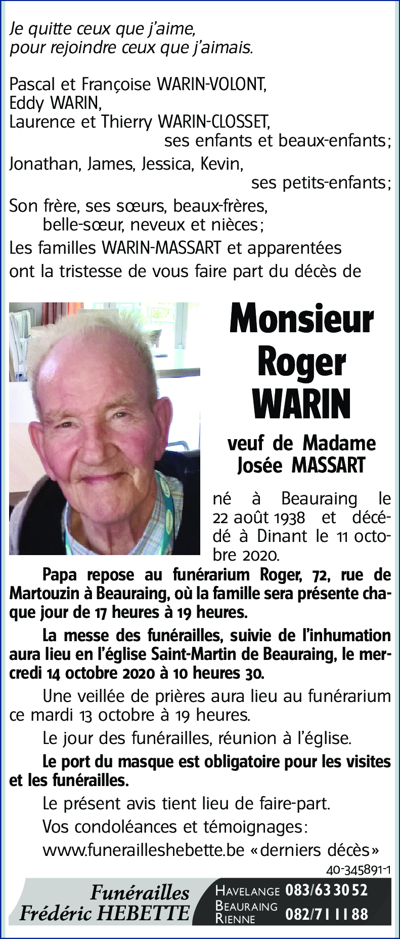 Roger WARIN