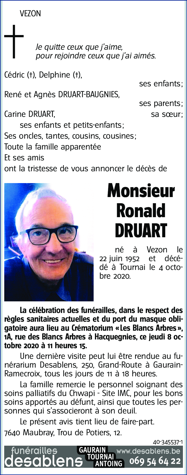 Ronald DRUART