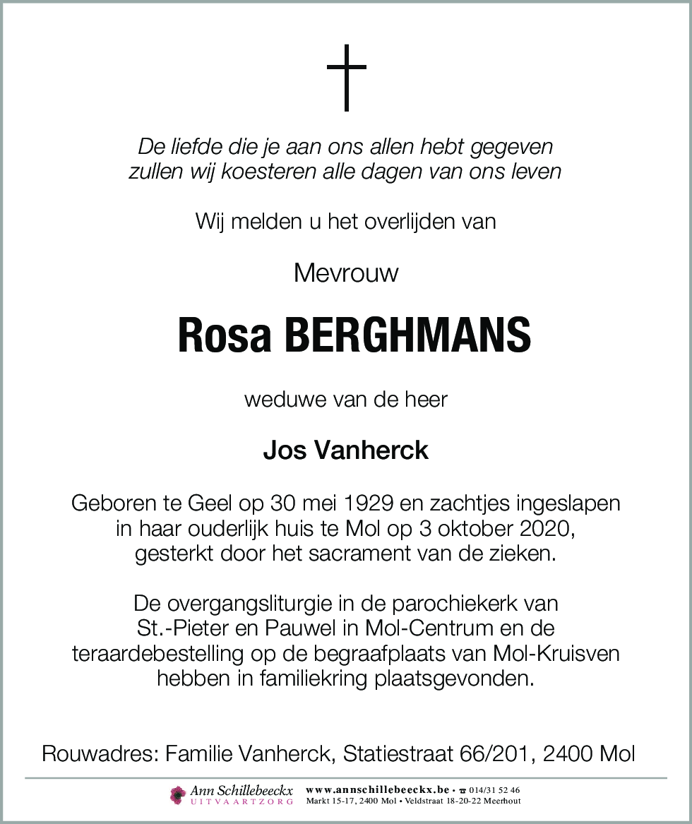 Rosa Berghmans