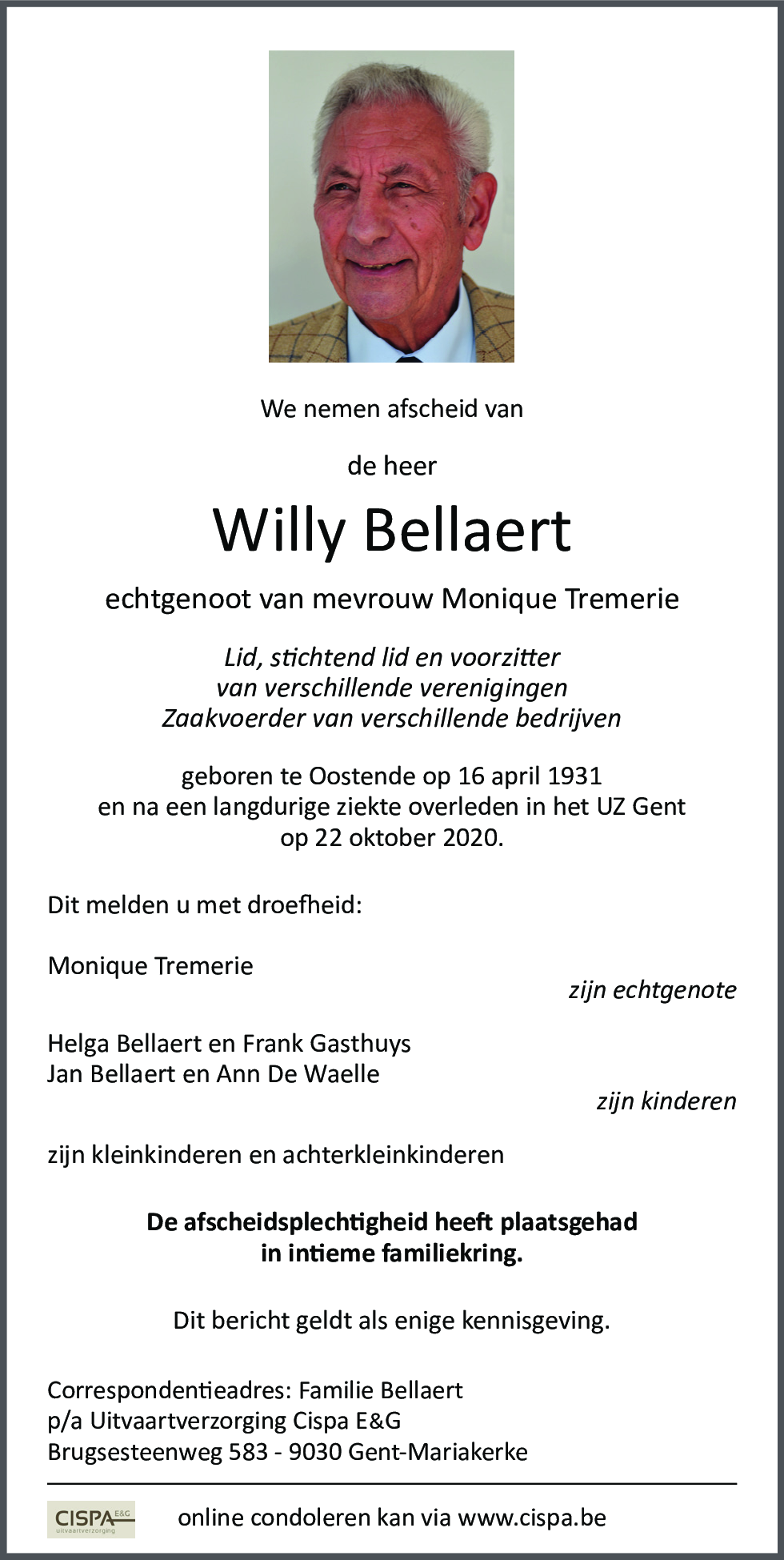 Willy Bellaert