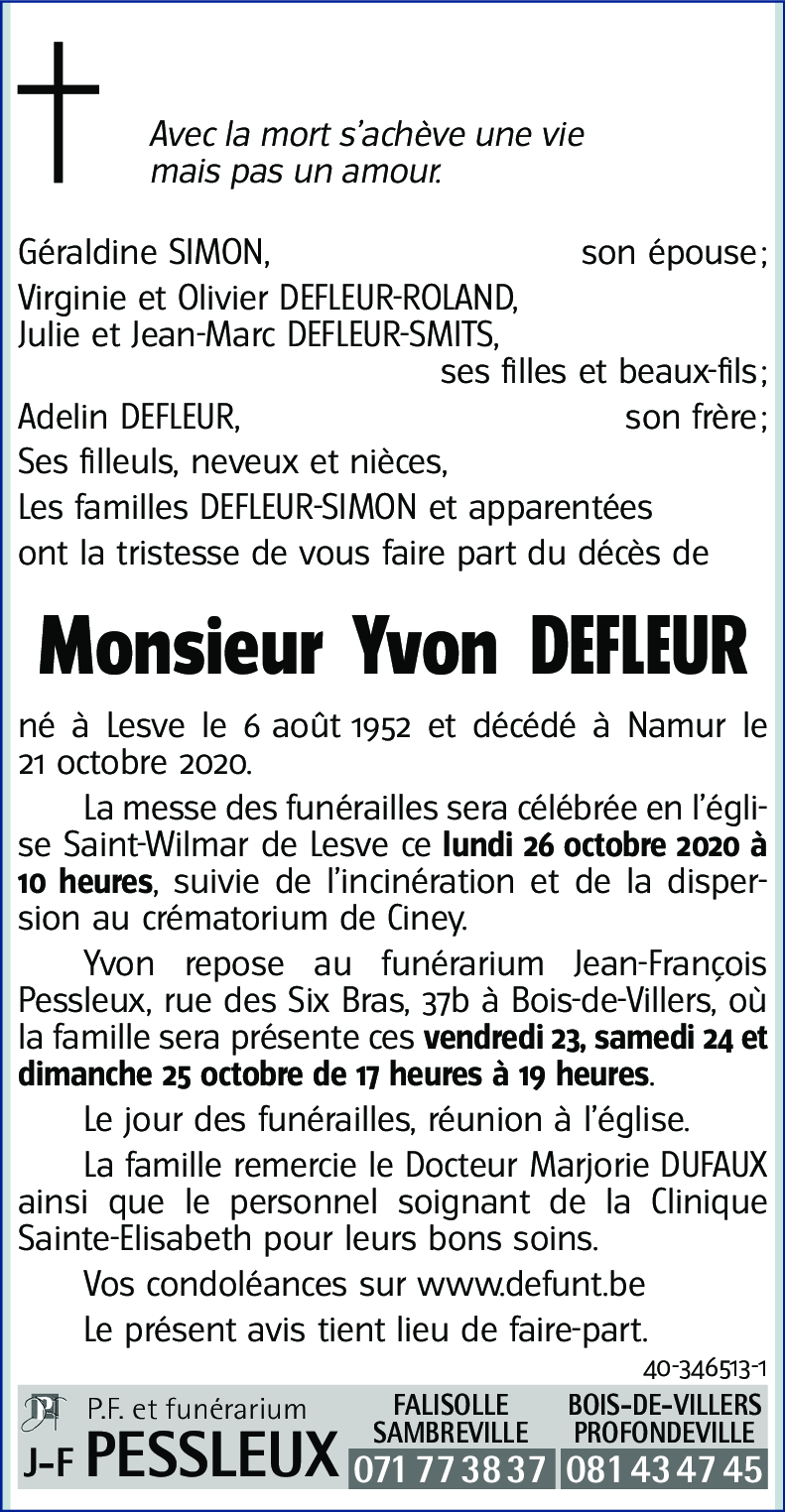 Yvon DEFLEUR