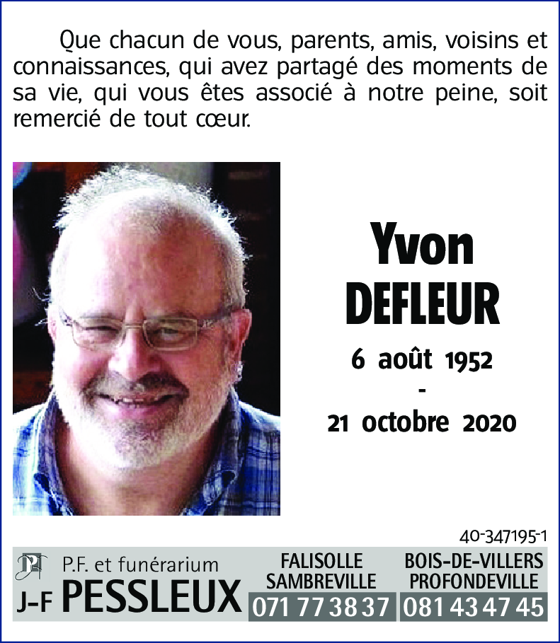 Yvon DEFLEUR