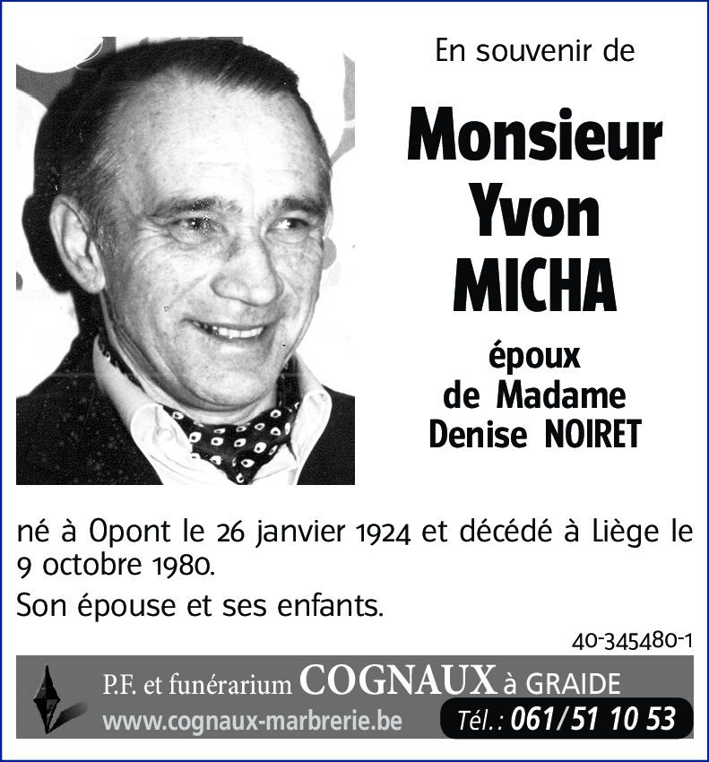 Yvon MICHA
