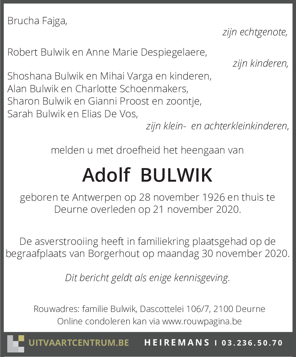 Adolf Bulwik