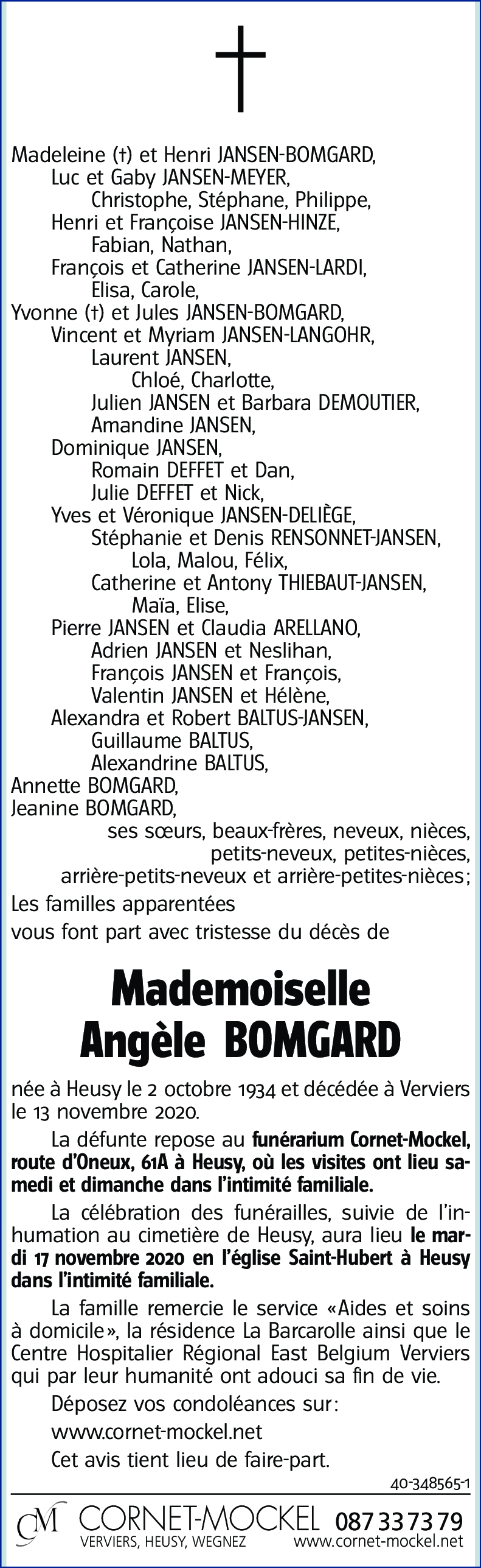 Angèle BOMGARD