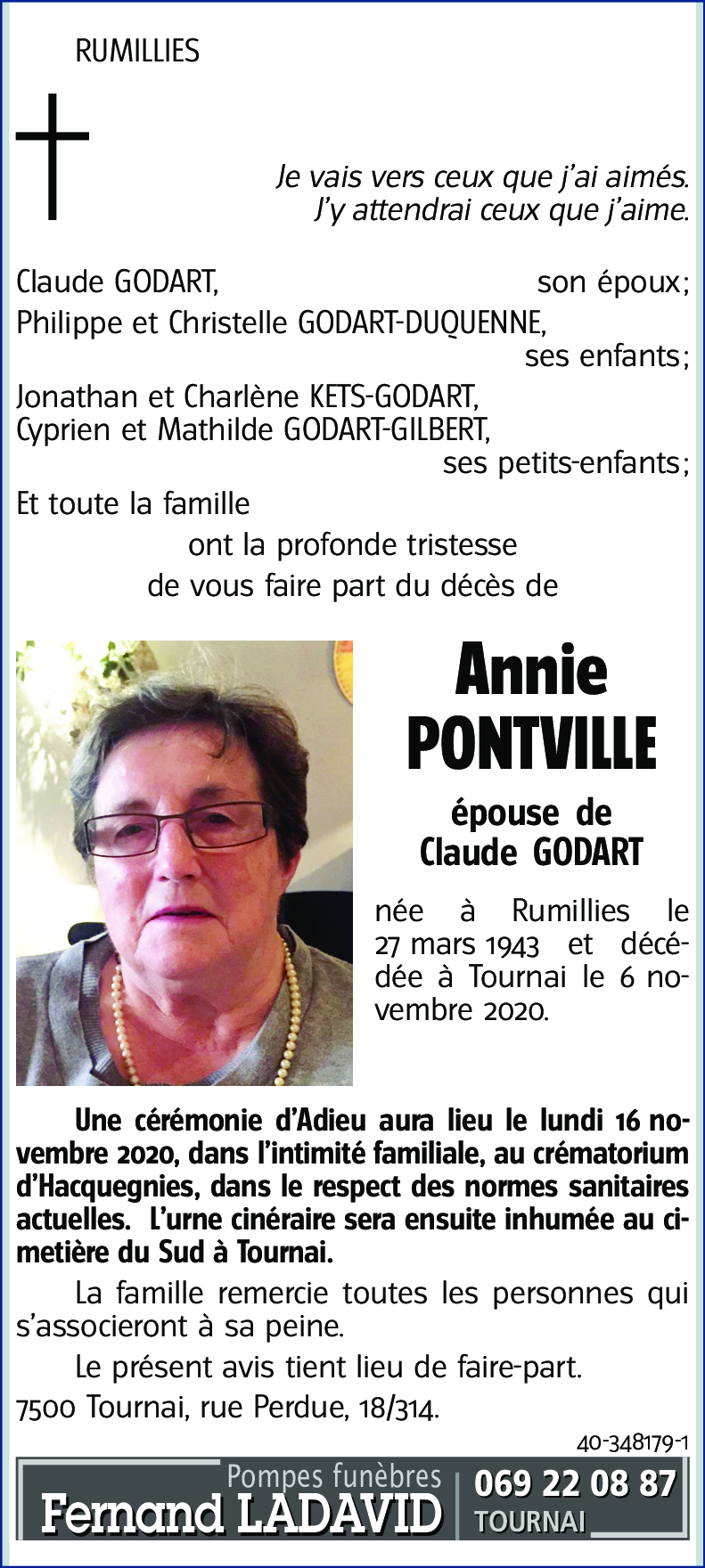 Annie PONTVILLE