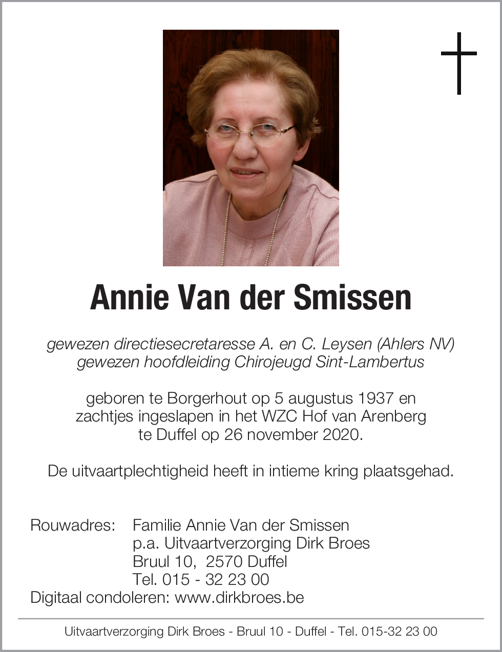 Annie Van der Smissen