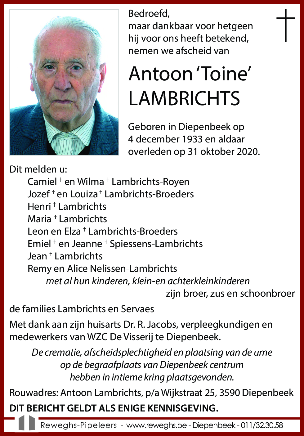 Antoon Lambrichts