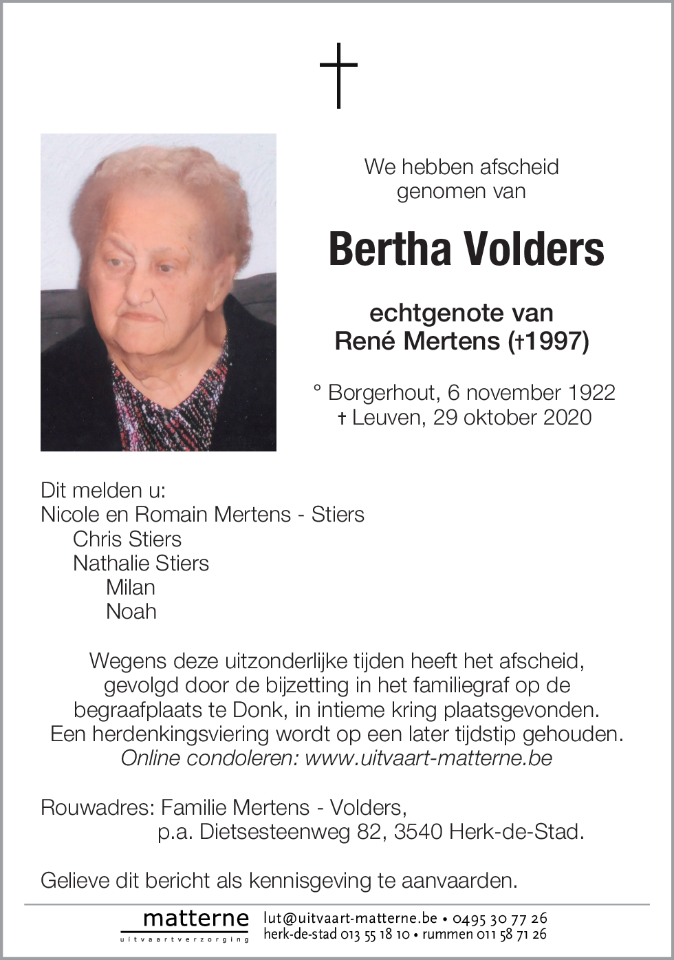 Bertha Volders