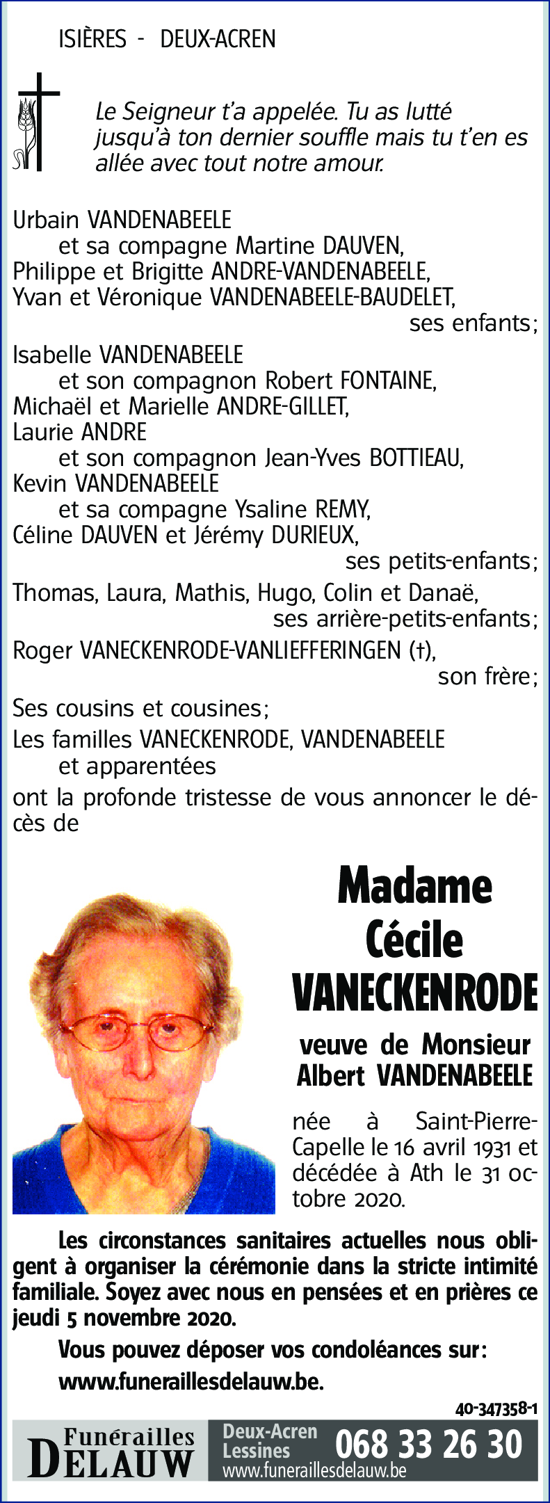 Cécile VANECKENRODE