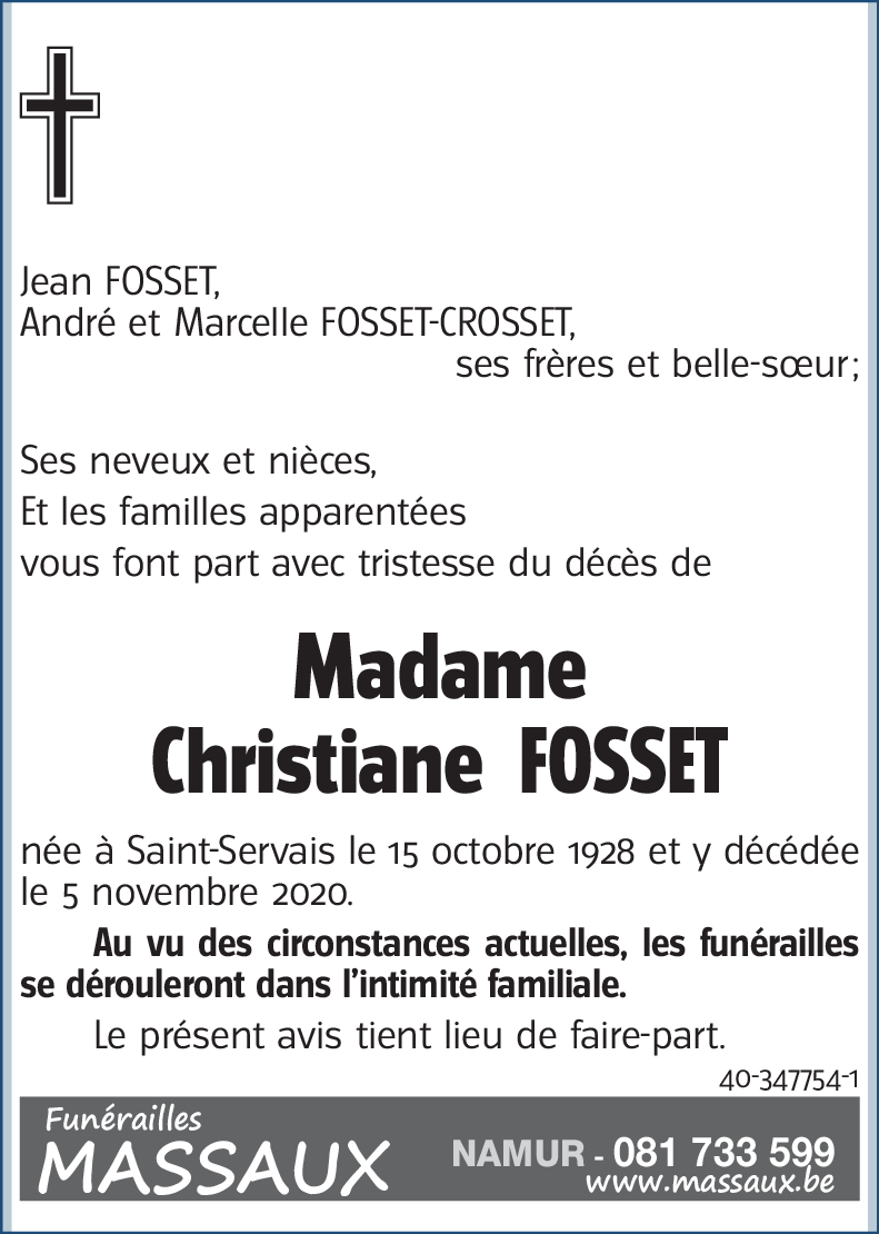Christiane FOSSET