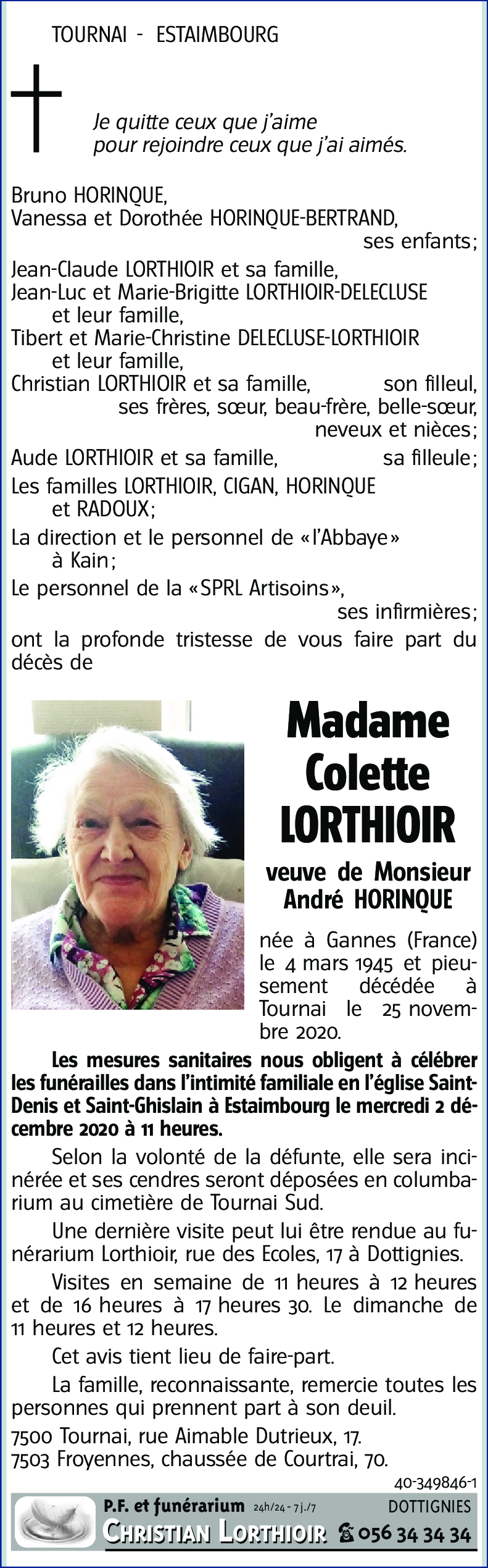 Colette LORTHIOIR