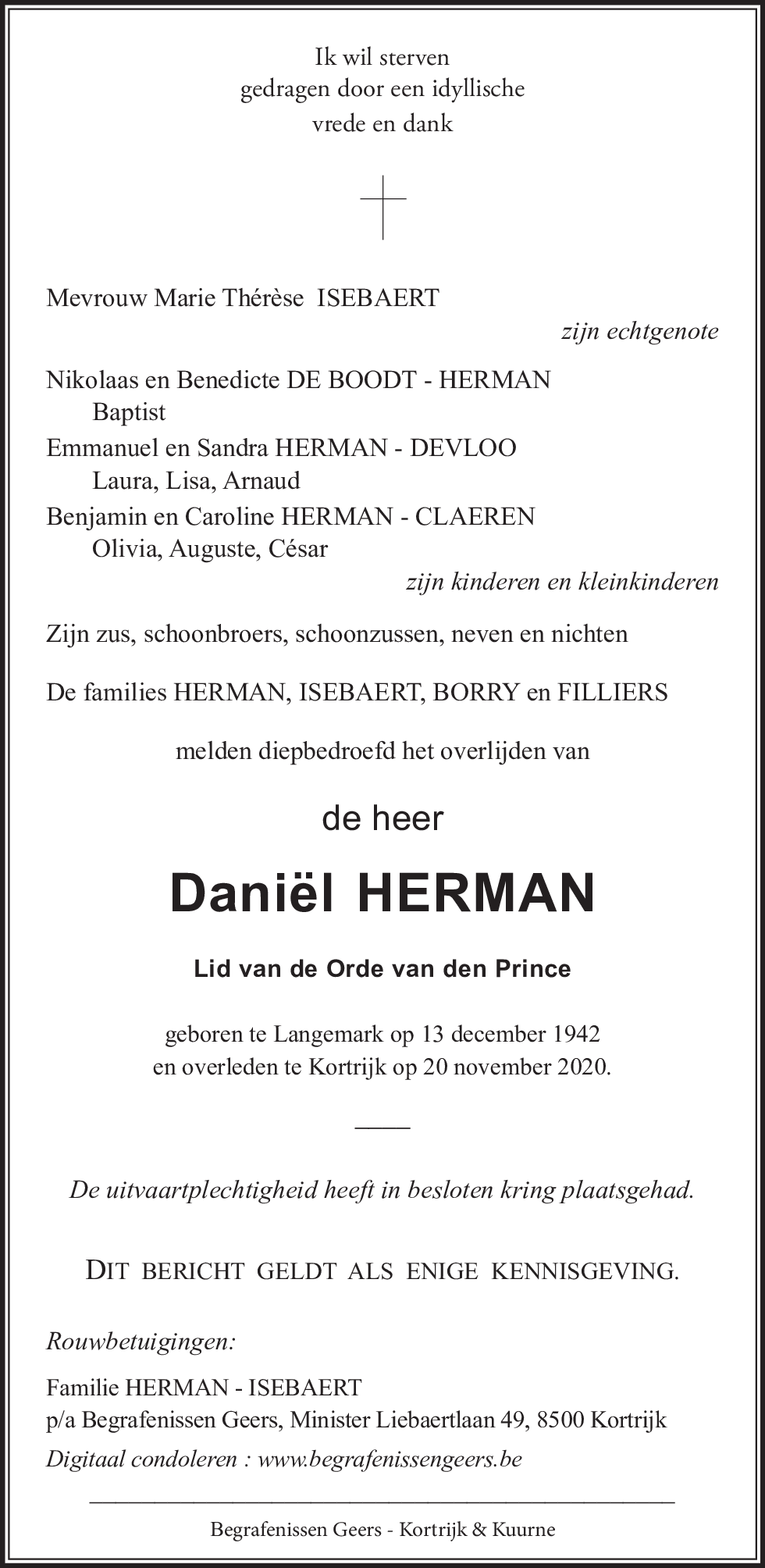 Daniël HERMAN