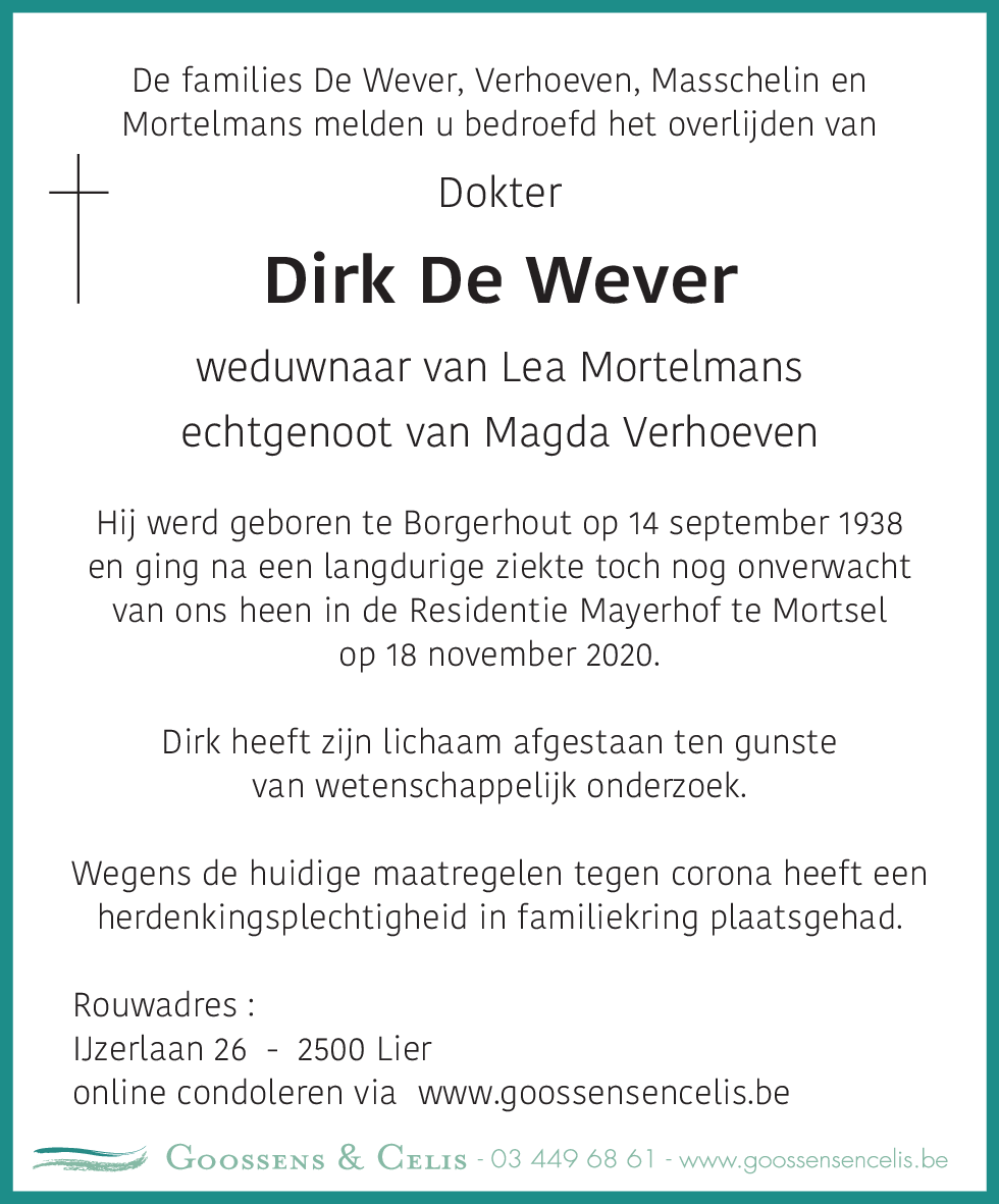 Dirk De Wever