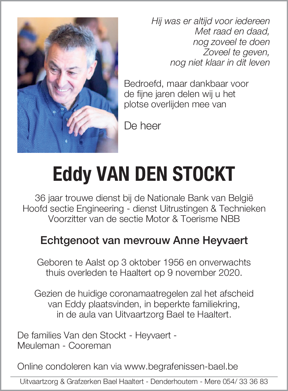 Eddy Van den Stockt