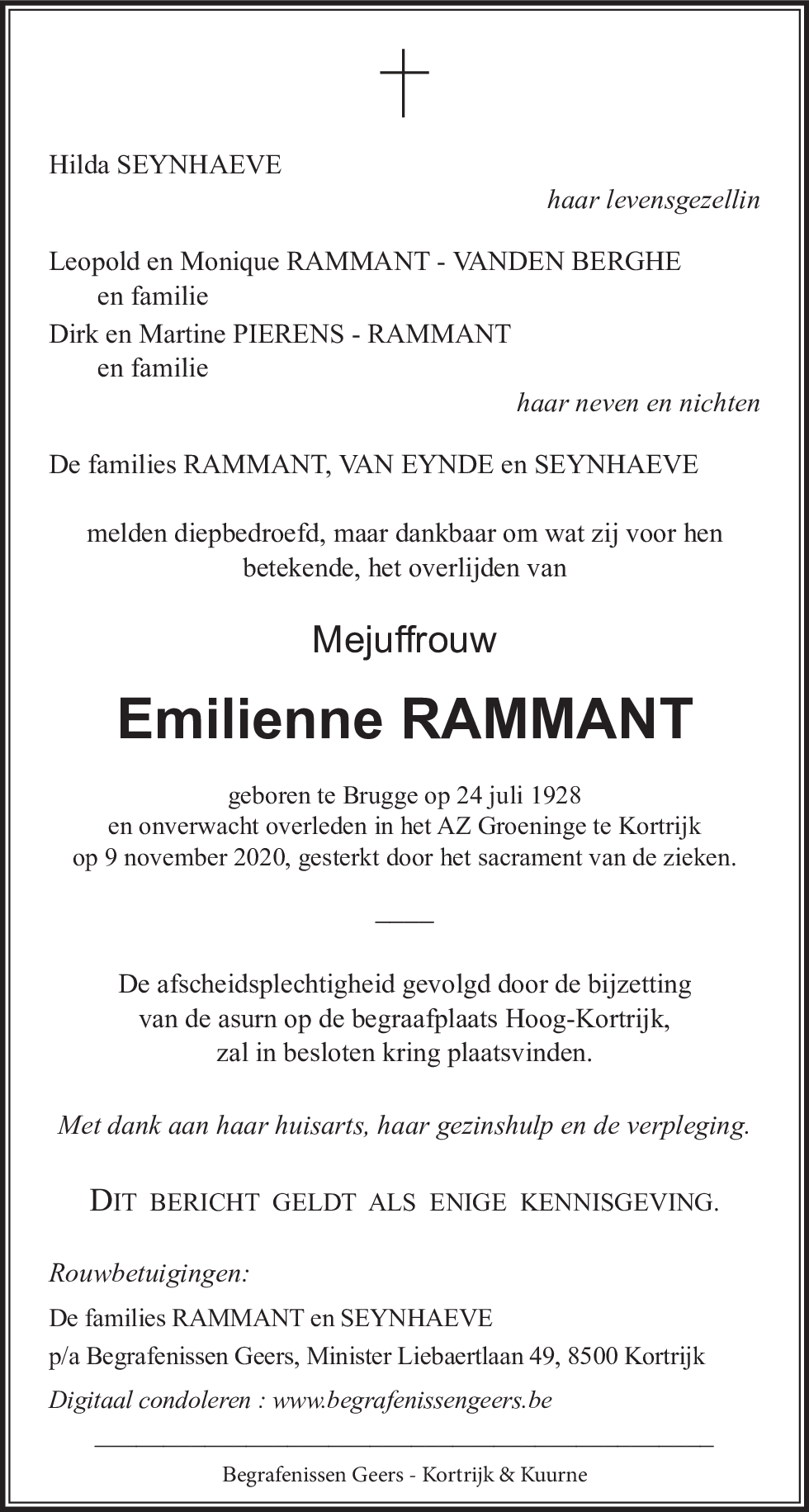 Emilienne RAMMANT