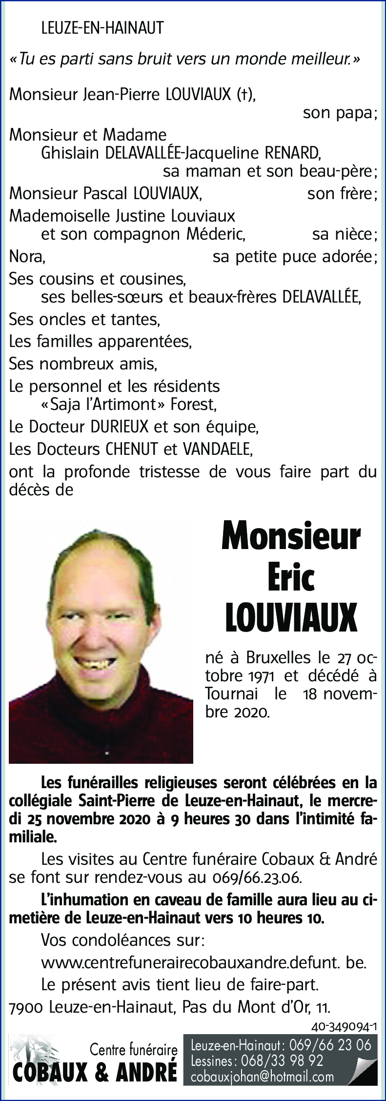 Eric LOUVIAUX