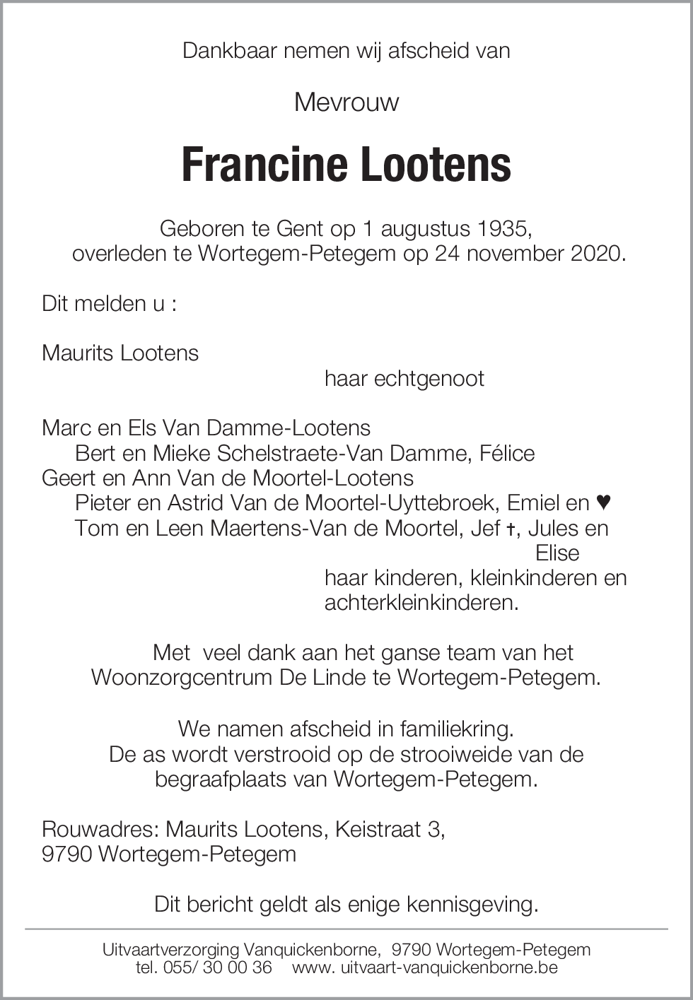 Francine Lootens
