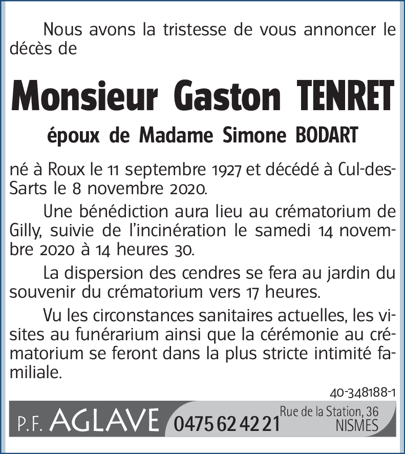 Gaston TENRET