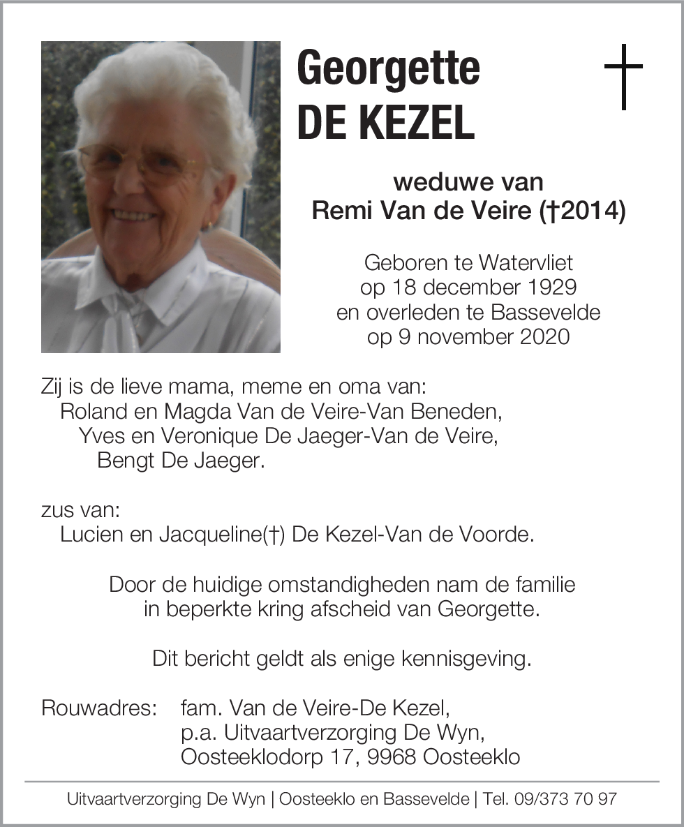 Georgette De Kezel