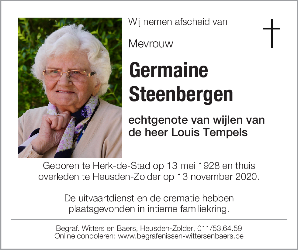 Germaine Steenbergen
