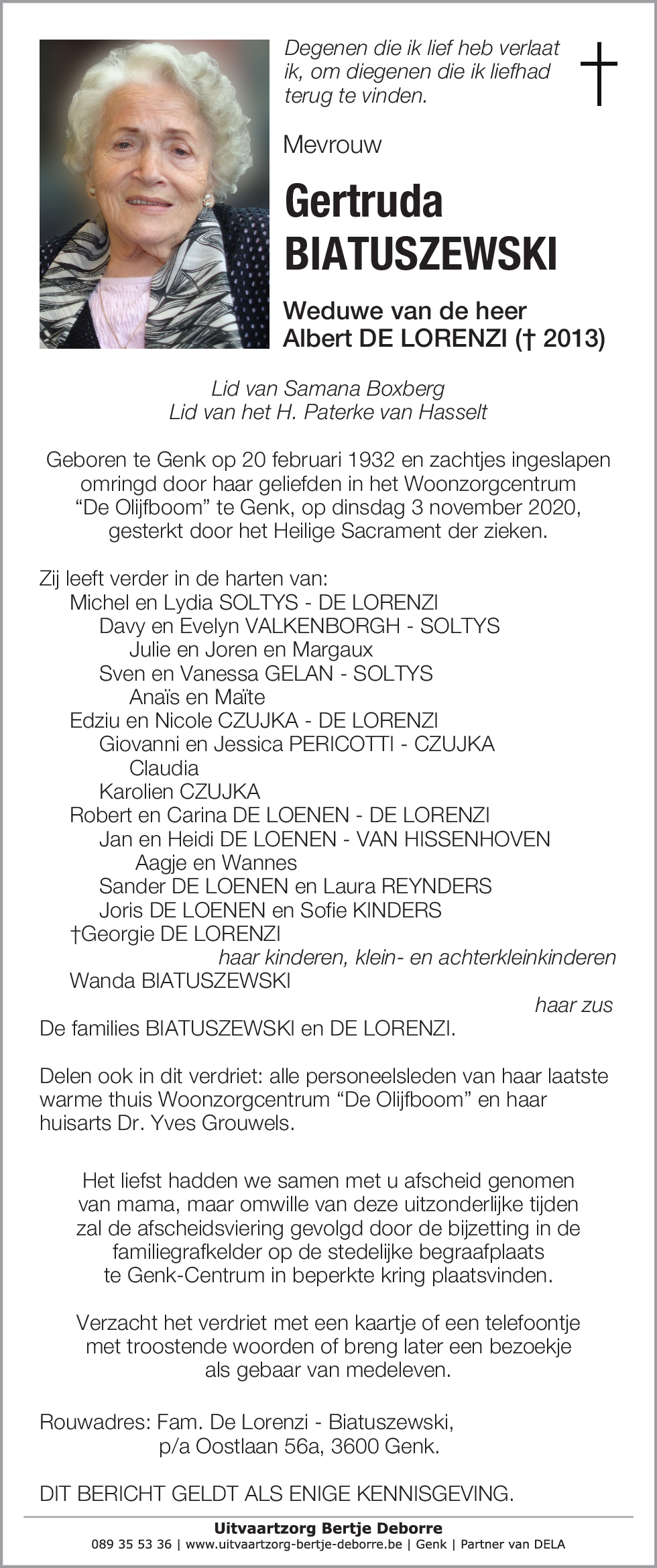 Gertruda BIATUSZEWSKI