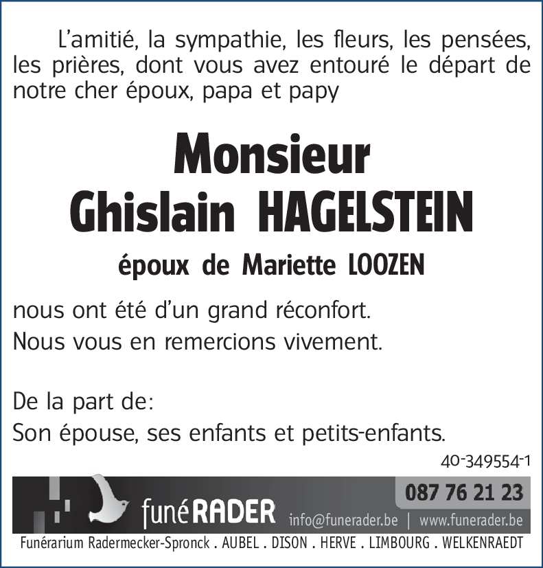 Ghislain HAGELSTEIN