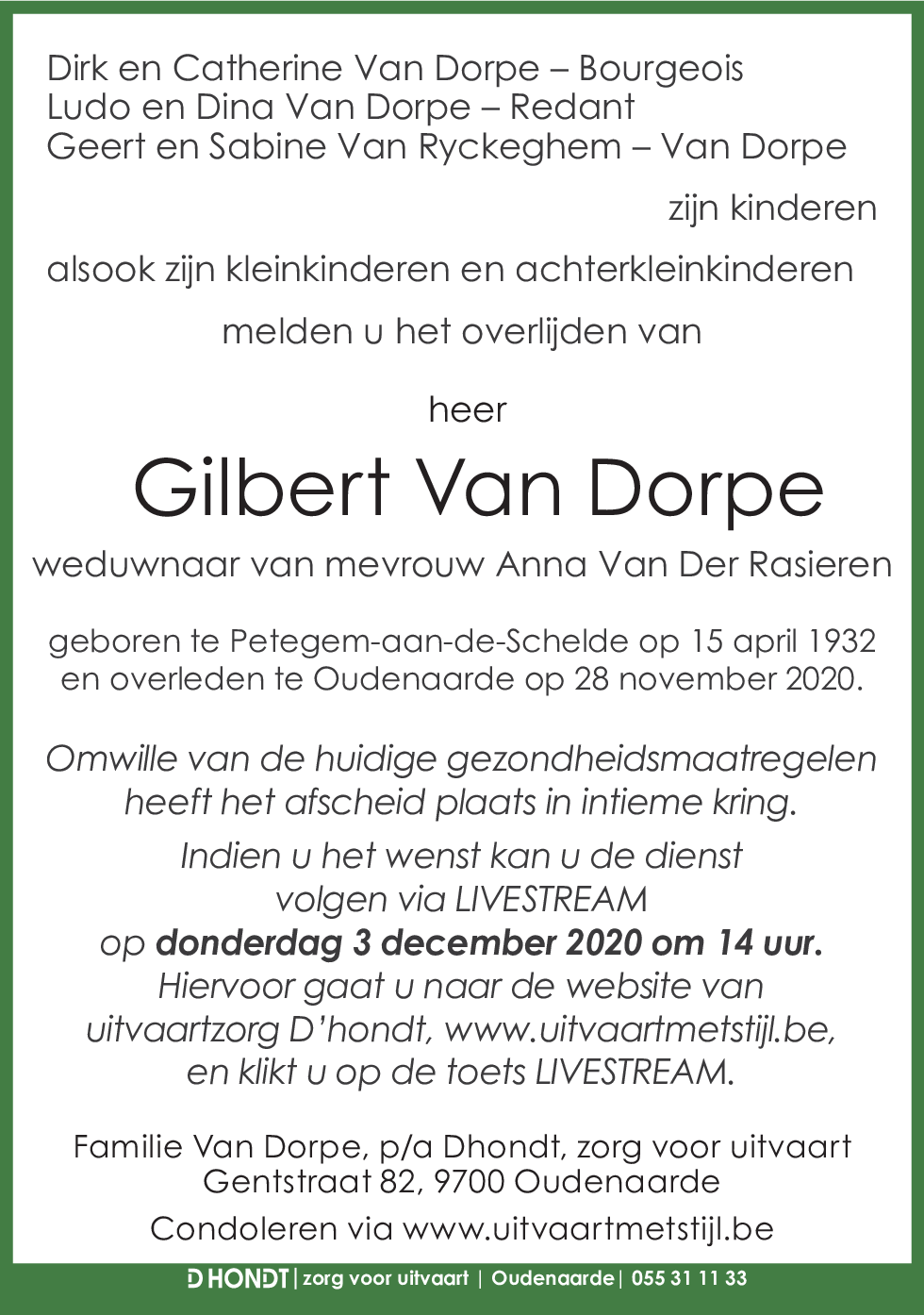 Gilbert Van Dorpe