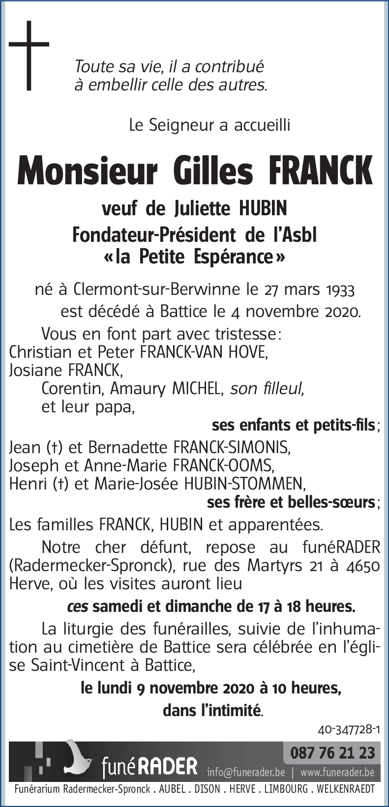 Gilles FRANCK