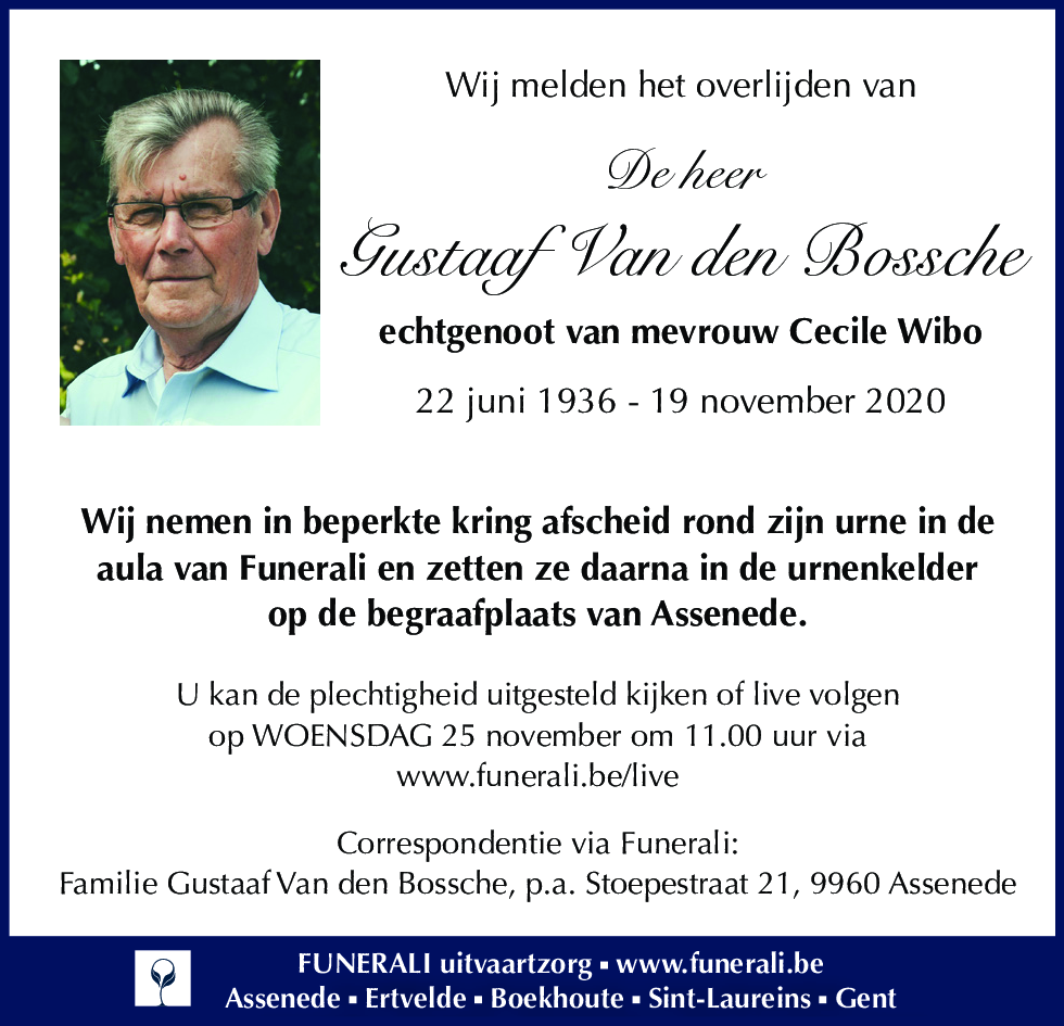 Gustaaf Van den Bossche