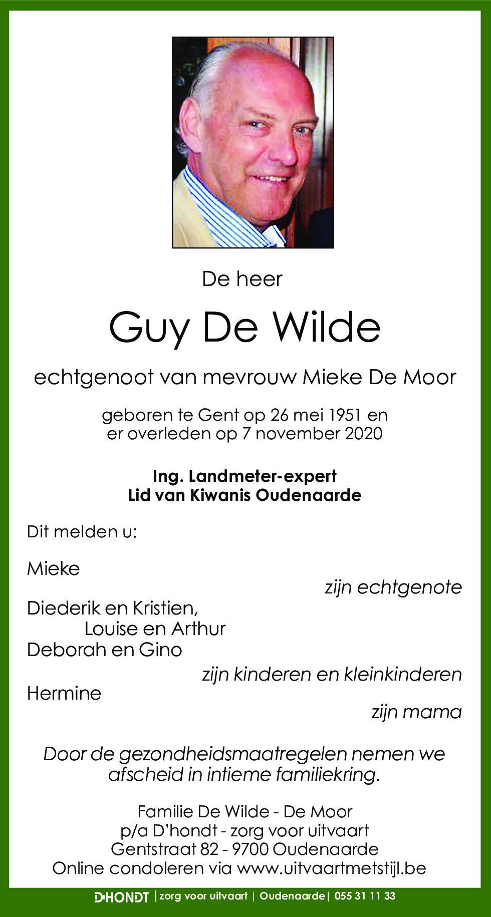 Guy De Wilde