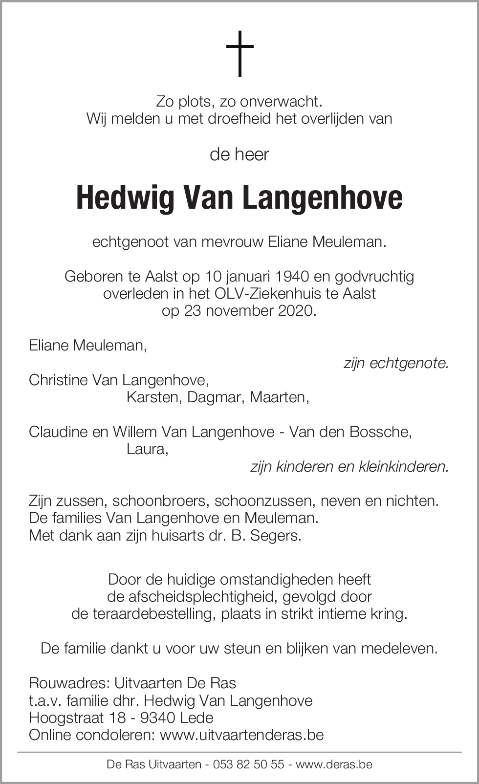 Hedwig Van Langenhove