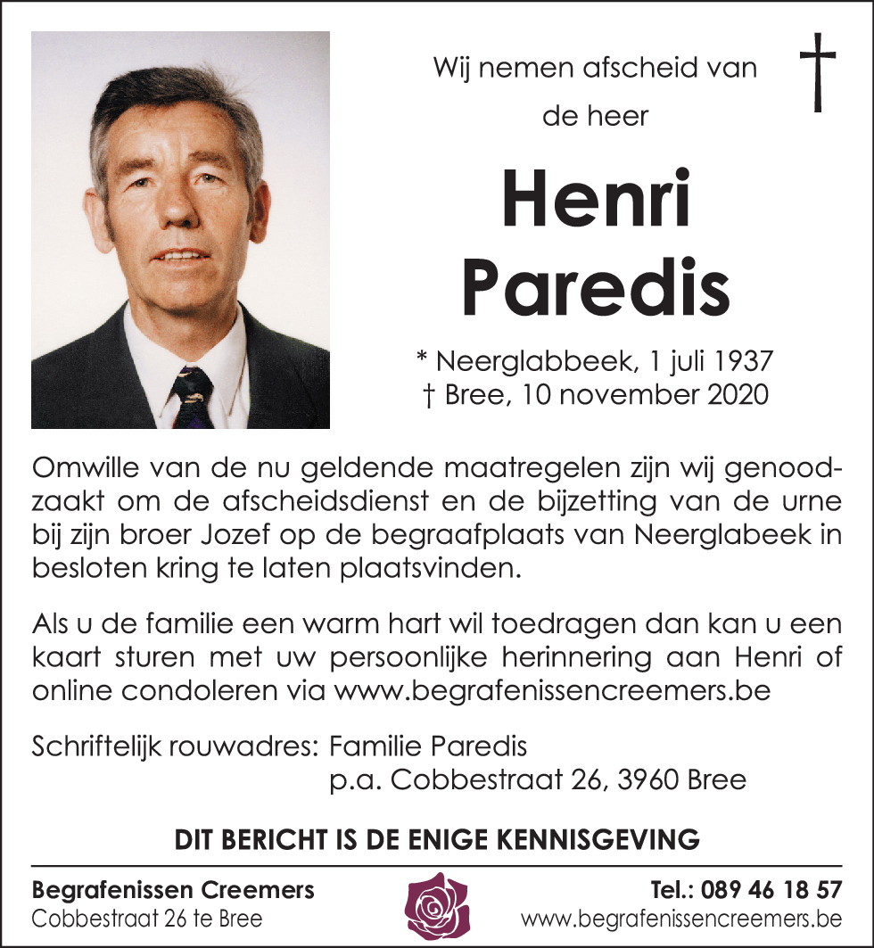 Henri Paredis