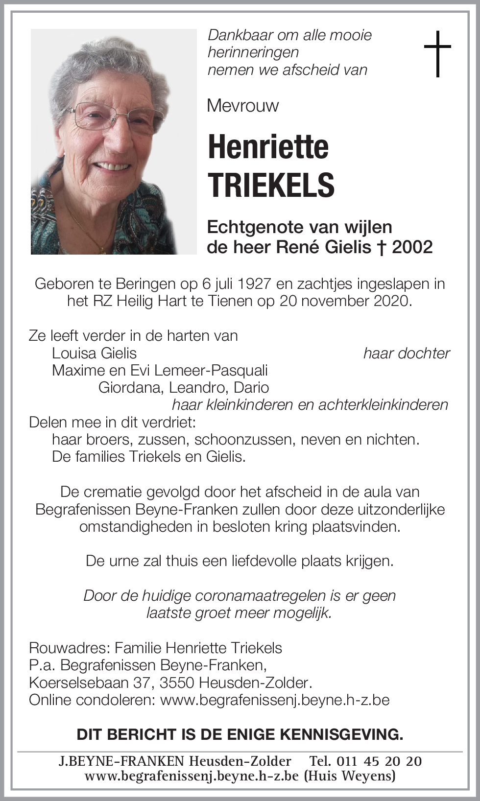Henriette TRIEKELS