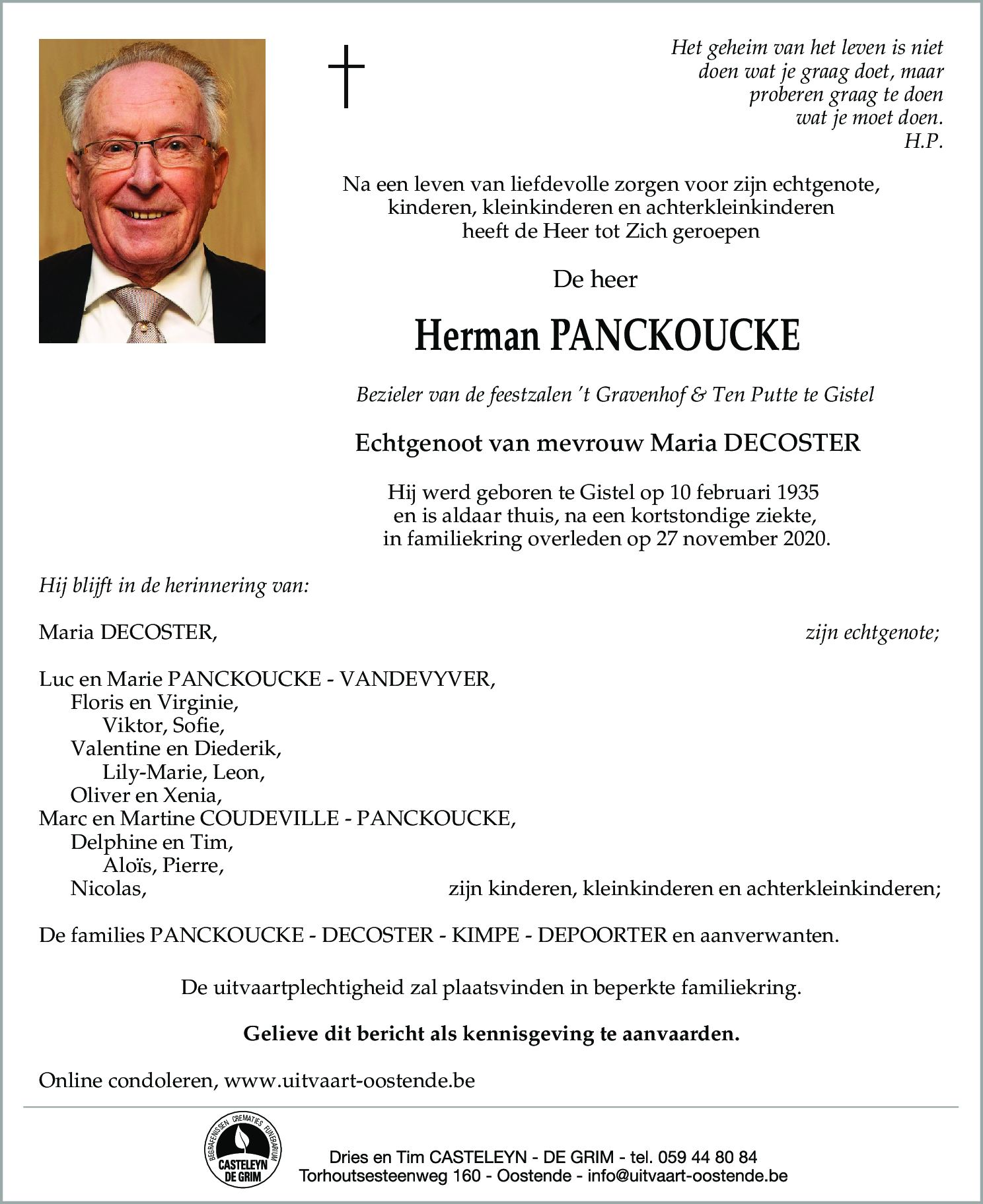 Herman PANCKOUCKE
