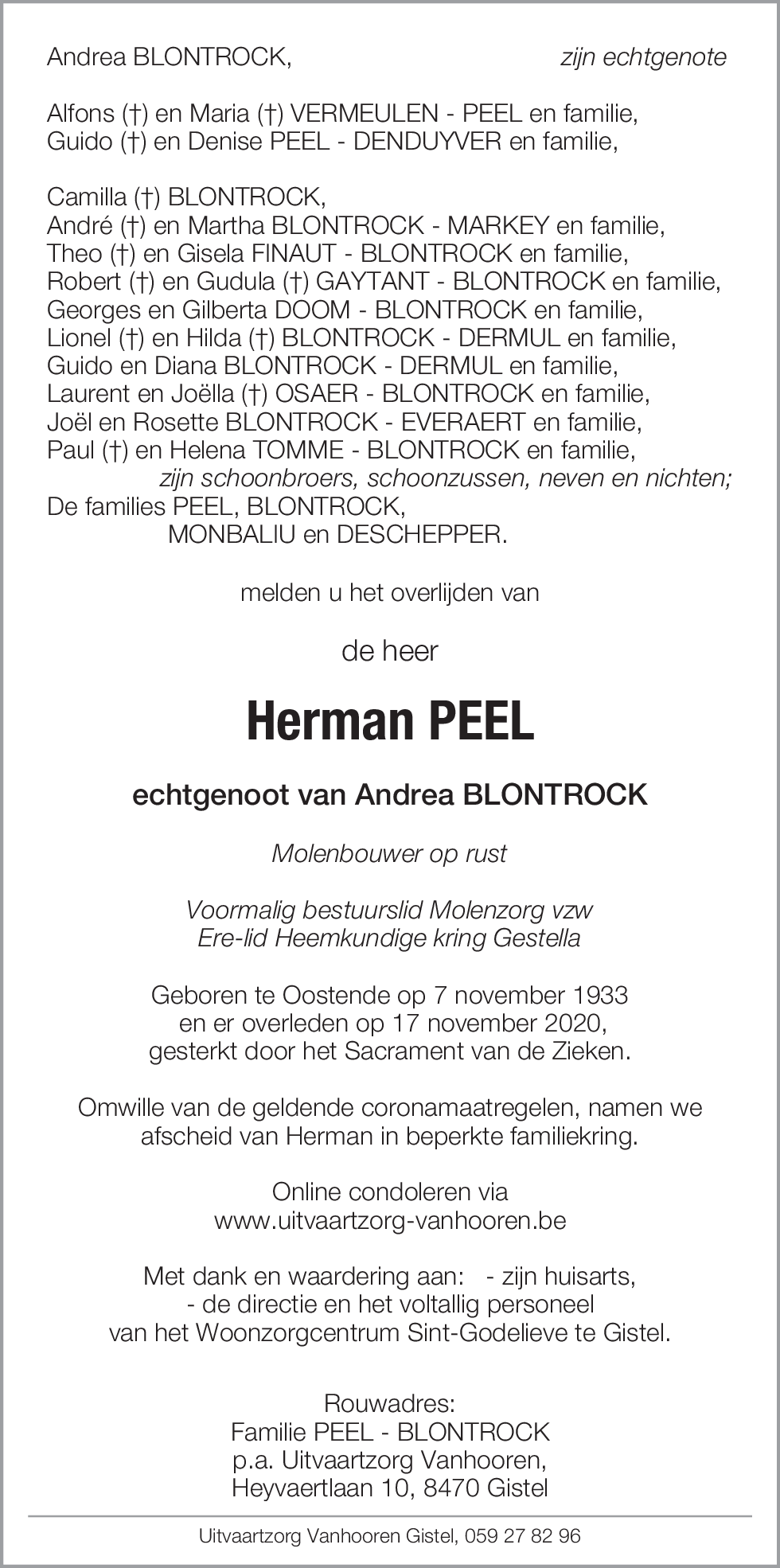 Herman Peel