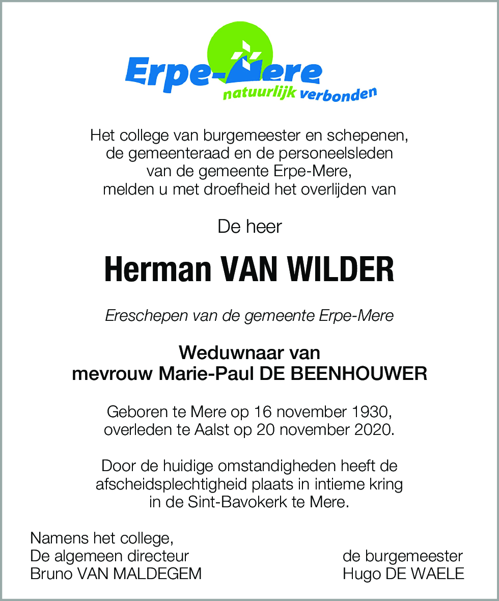 Herman Van Wilder
