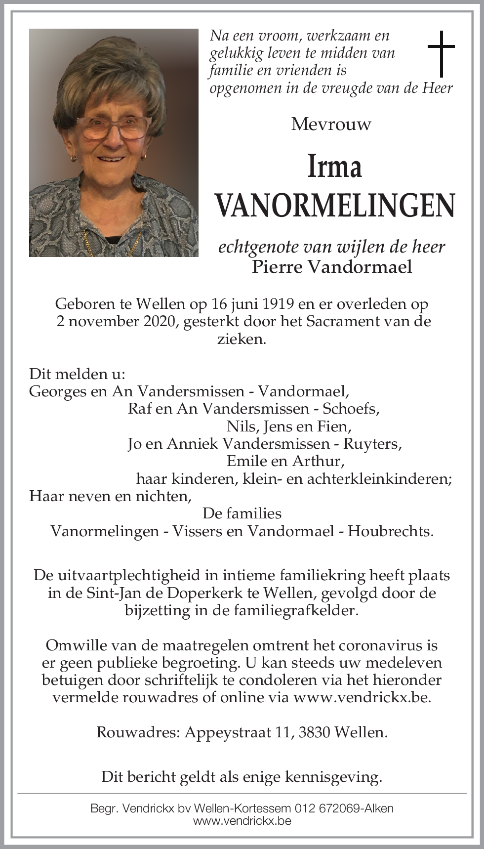 Irma Vanormelingen