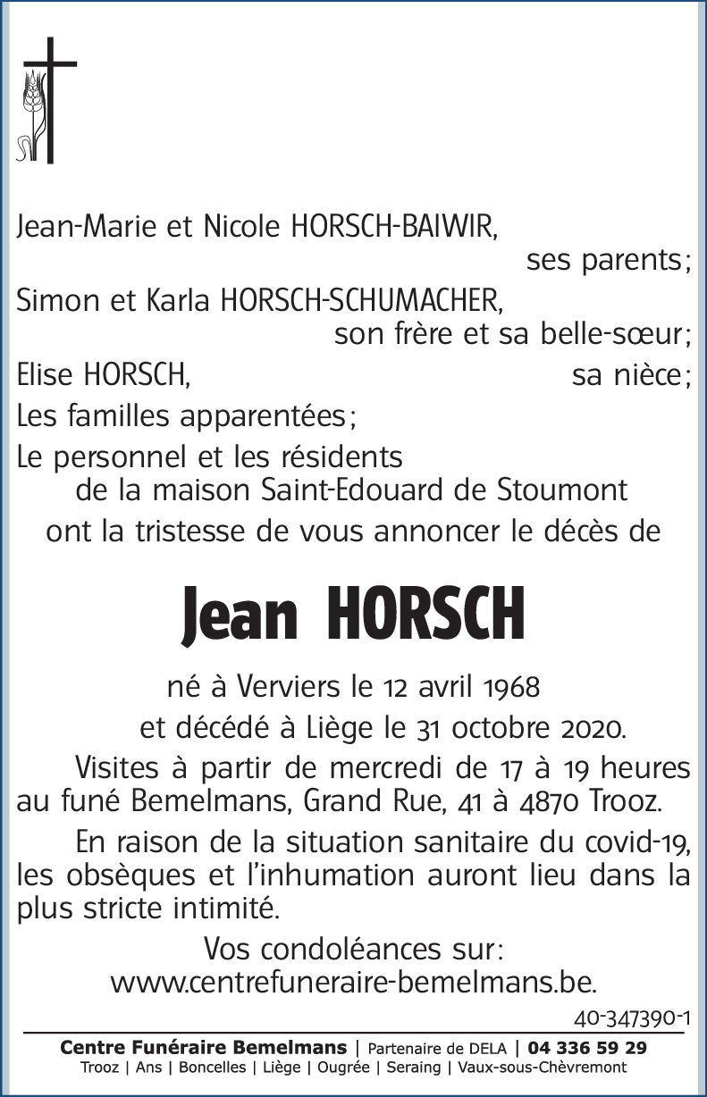 Jean HORSCH