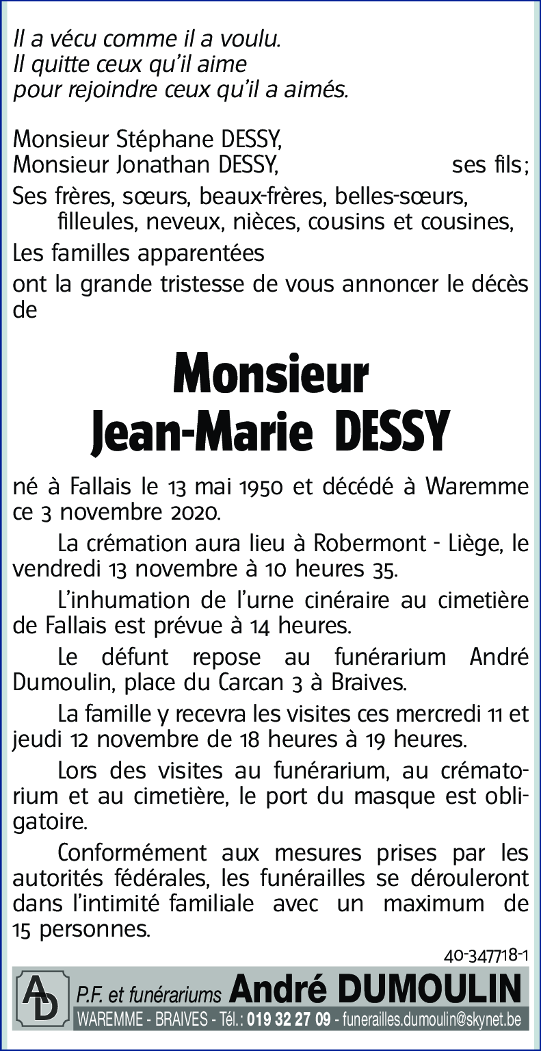 Jean-Marie DESSY