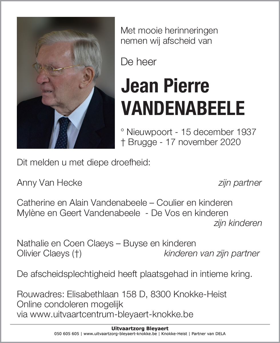 Jean Pierre Vandenabeele